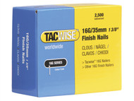 Tacwise TAC0295 - 16 Gauge Straight Finish Nails 35mm Pack 2500