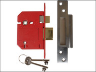 UNION UNNJ2200SC30 - StrongBOLT 2200S BS 5 Lever Mortice Sashlock Satin Chrome 81mm Box