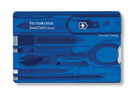 Victorinox VICJSWCDBLB - Swiss Card Translucent Blue Blister Pack