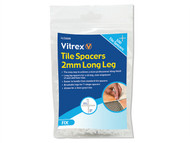 Vitrex VITLLS2500 - Long Leg Spacer 2mm Pack of 500