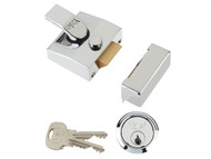 Yale Locks YAL85CHCH - 85 Deadlocking Nightlatch 40mm Backset Chrome Finish Box