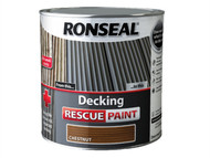 Ronseal RSLDRPC5L - Decking Rescue Paint Chestnut 5 Litre