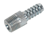 Sealey AC39 Screwed Tailpiece Male 1/4"BSPT - 5/16" Hose Pack of 5