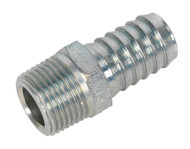 Sealey AC42 Screwed Tailpiece Male 3/8"BSPT - 1/2" Hose Pack of 5