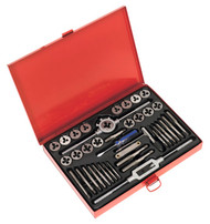 Sealey AK3040 Tap & Die Set 40pc Split Dies Metric