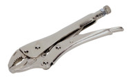 Sealey AK6820 Locking Pliers Curved Jaws 180mm 0-35mm Capacity