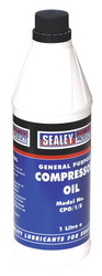 Sealey CPO1S Compressor Oil 1ltr