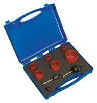 Sealey HKP9 Hole-Saw Kit Plumber's 9pc