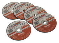 Sealey PTC/3C5 Cutting Disc åø75 x 2mm 10mm Bore Pack of 5