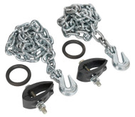 Sealey RE91/5/CK Chain Kit 2 x 2mtr Chains 2 x Clamps