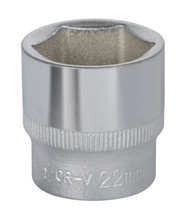 Sealey S3822 WallDriveå¬ Socket 22mm 3/8"Sq Drive