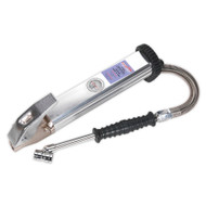 Sealey SA39 Tyre Inflator Long Type with Twin Push-On Connector