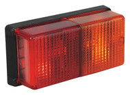 Sealey TB19 Rear Rectangular Lamp Cluster 4-Function 12V with Bulbs