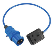 Sealey TR05/1.5/230 Trailing Socket & Cable Set 16Amp/13Amp