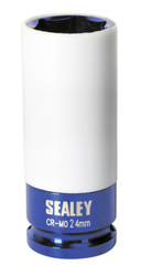 Sealey SX03024 Alloy Wheel Impact Socket 24mm 1/2"Sq Drive