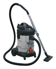 Sealey PC300SD Vacuum Cleaner Industrial 30ltr 1400W/230V Stainless Drum