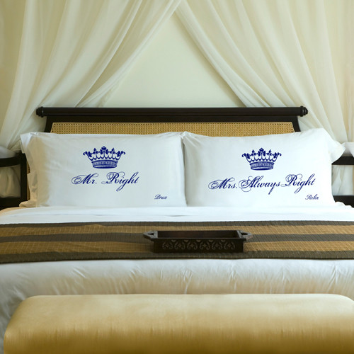 Personalized Mr Mrs Always Right Pillow Cases From Top Anniversary