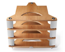 Naim FraimLite HiFi Rack - 1x Base, 3x Levels (Standard) cherry shelves aluminum silver uprights 
