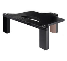 Naim Fraimlite Single Shelf Black Ash with Black Legs