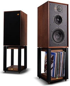 WHARFEDALE Linton Heritage Speakers + Stands Mahogany - Open Box