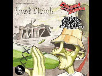 Record: Children Of The Damned (featuring Brad Strut) - "Just Drink" 7" Vinyl limited-edition Hand Numbered 33 RPM