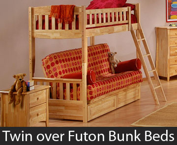 Twin over Futon Bunk Beds