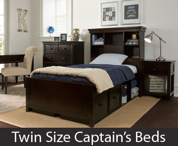 Twin Size Captain's Beds
