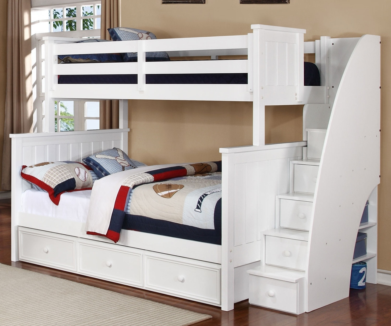 rowley twin over full bunk bed