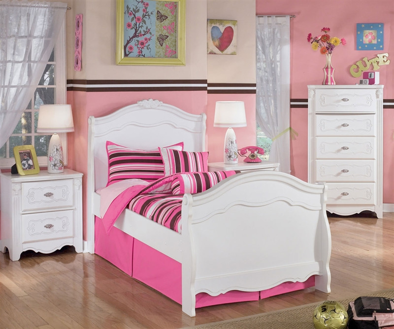 ashley furniture girl twin bed