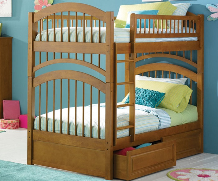 Windsor Bunk Bed Caramel Latte