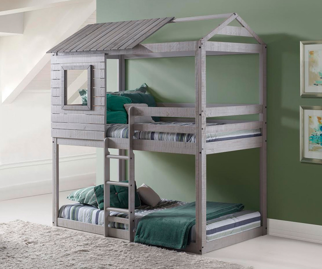kids cabin bunk bed
