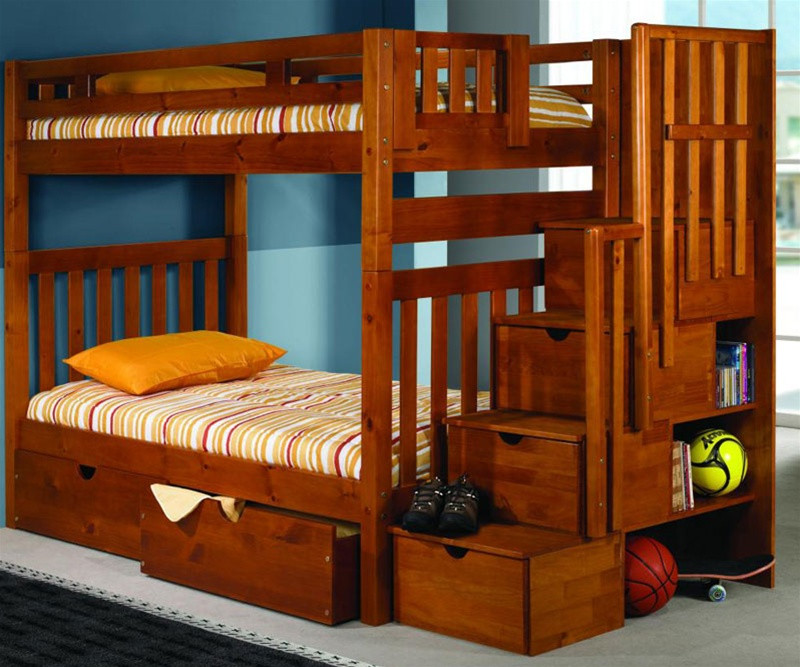 mission stair stepper bunk bed