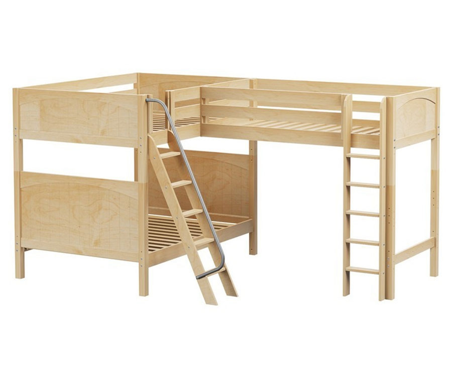 corner loft bunk beds