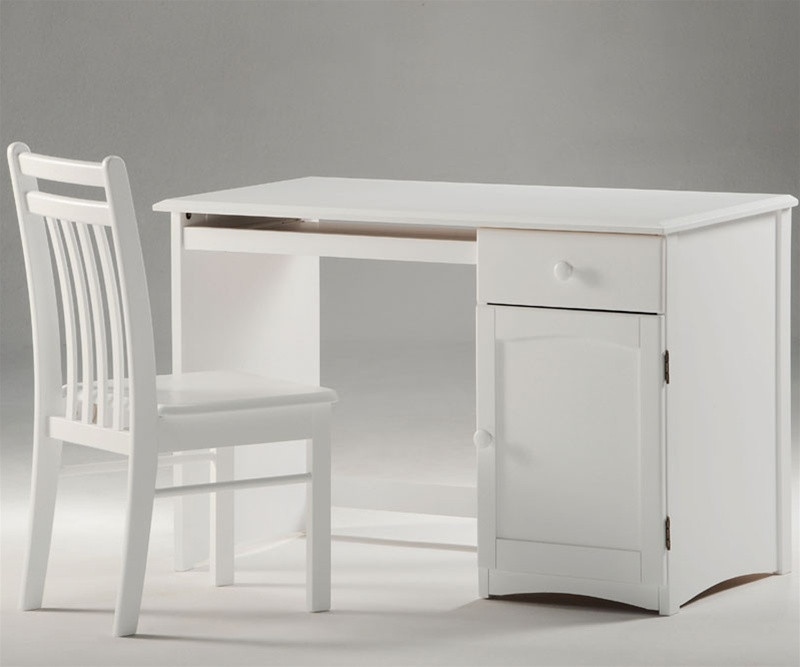 Spices Collection Night And Day Furniture Clove White Student Desk