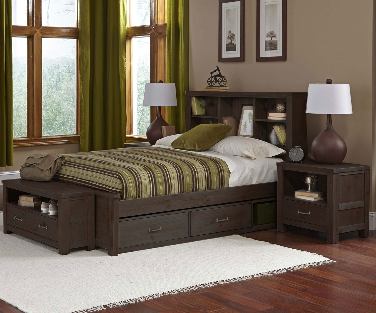 kids bookcase bed