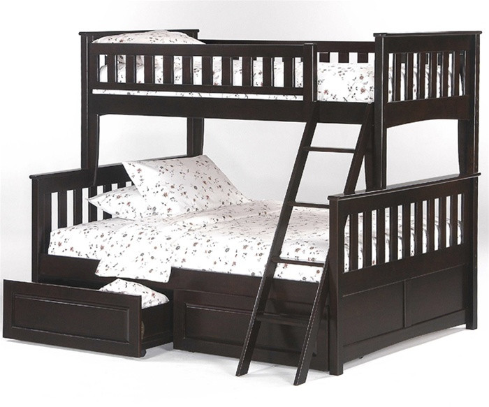 kids timber bed