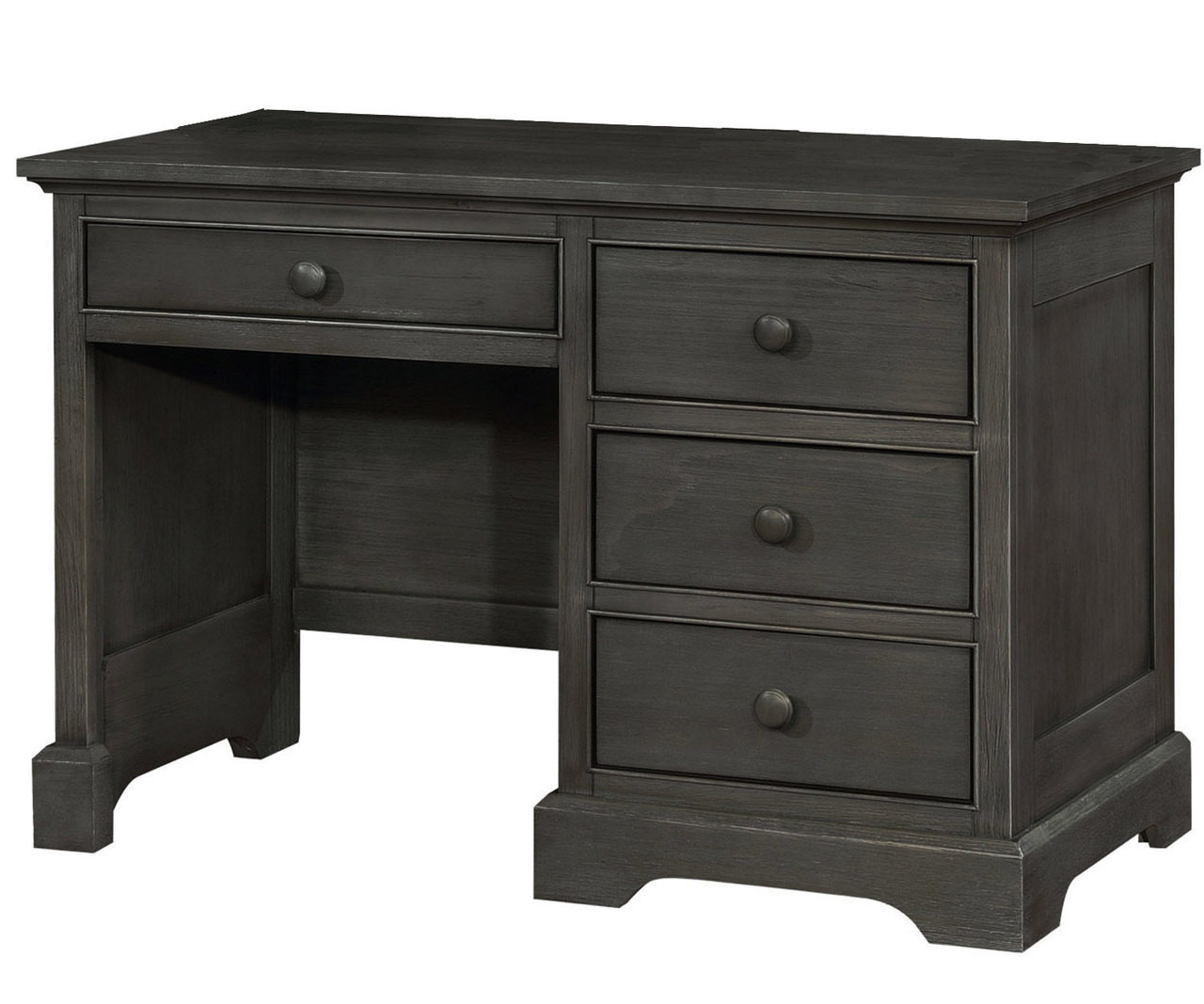 Desk in Driftwood Gray Finish Allen House Kids Solid Wood Bedroom