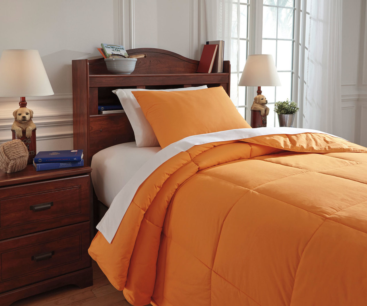 Delair Bedding Set Orange