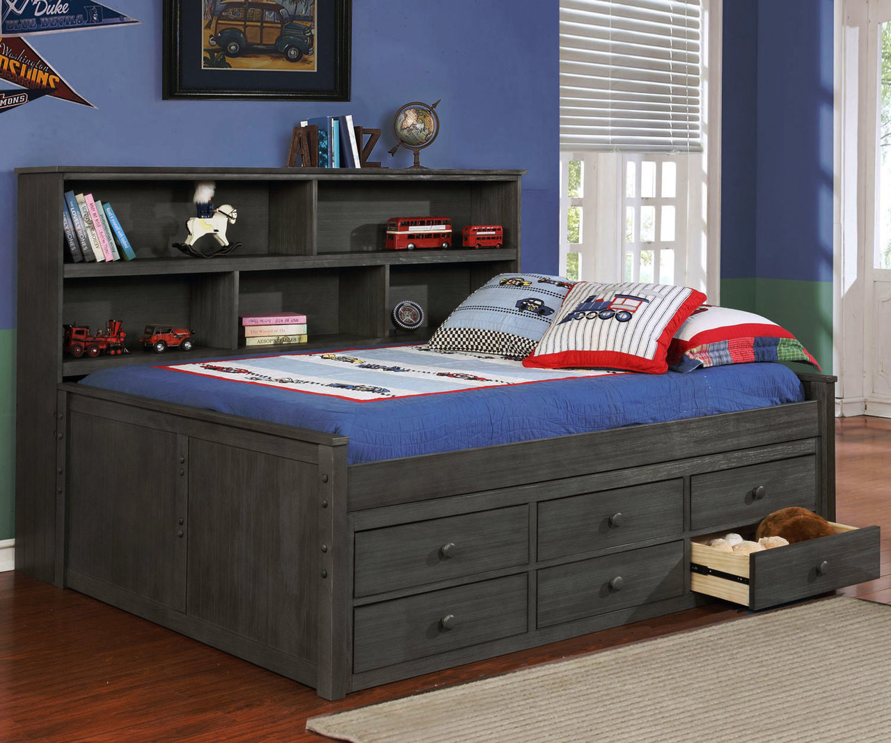 childrens grey bookcase