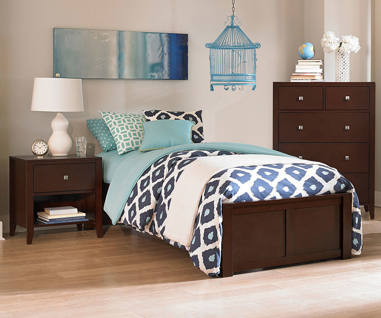 Urbana Chocolate Finish Full Size Platform Bed 32002n Ne Kids