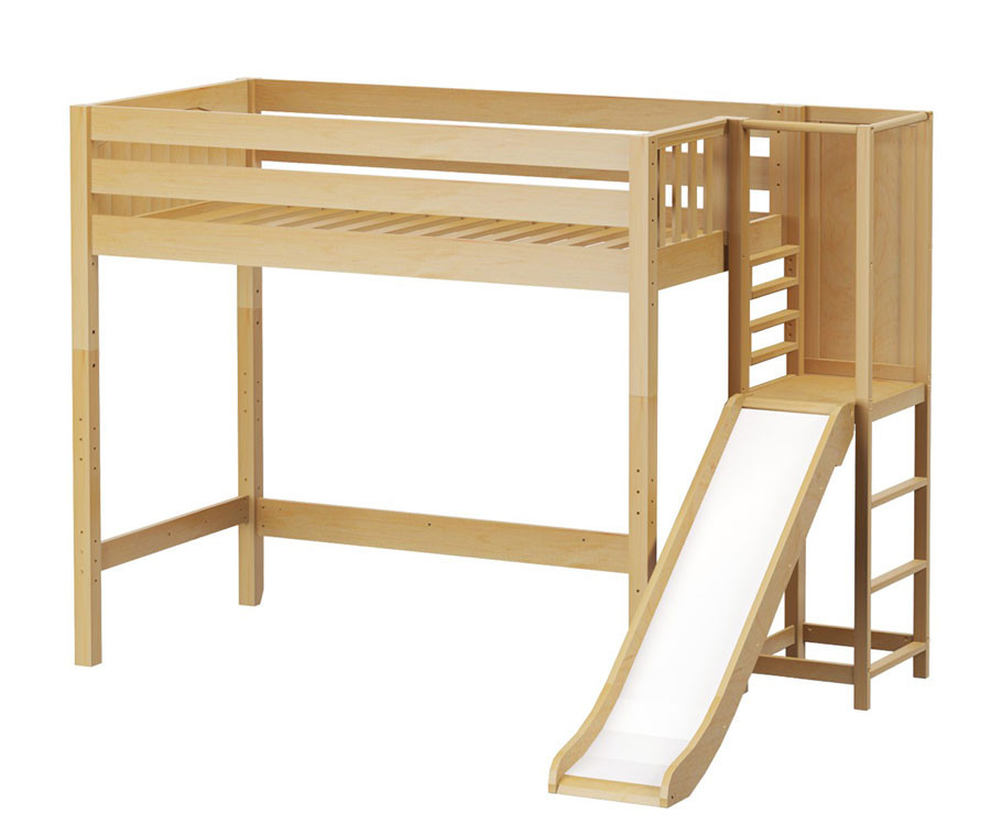 kids cabin bed with slide