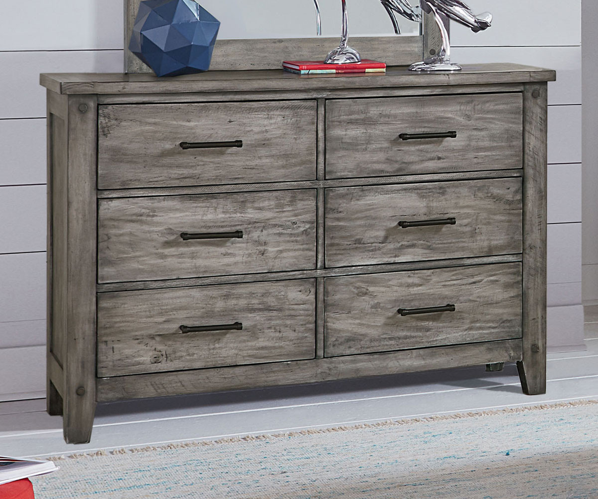 Nelson Dresser In Grey Finish 90359 Standard Furniture Kids