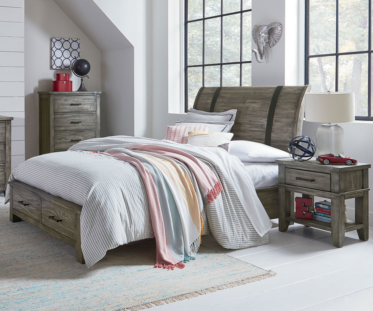 grey kids bedroom set