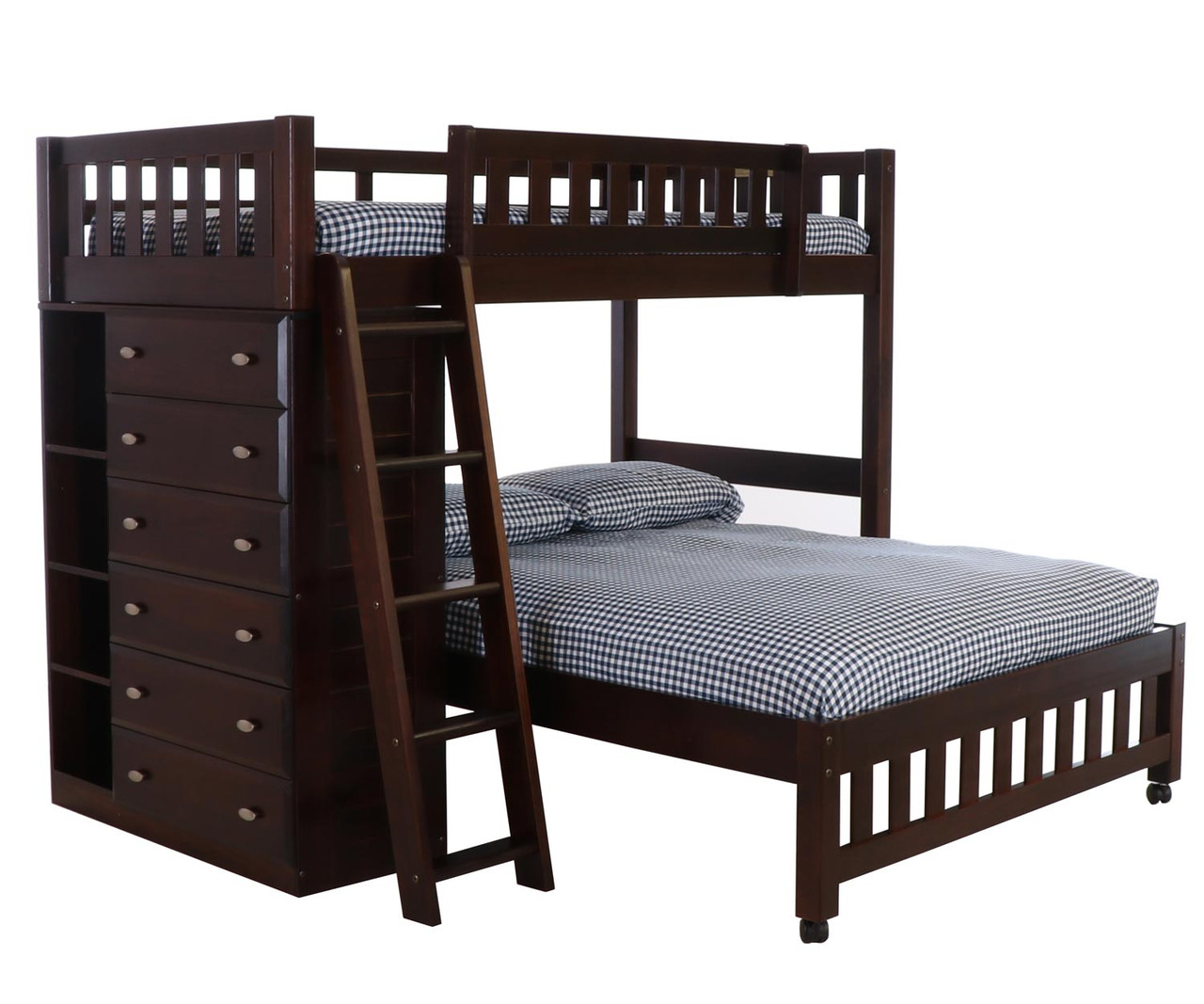 twin over full loft bunk bed