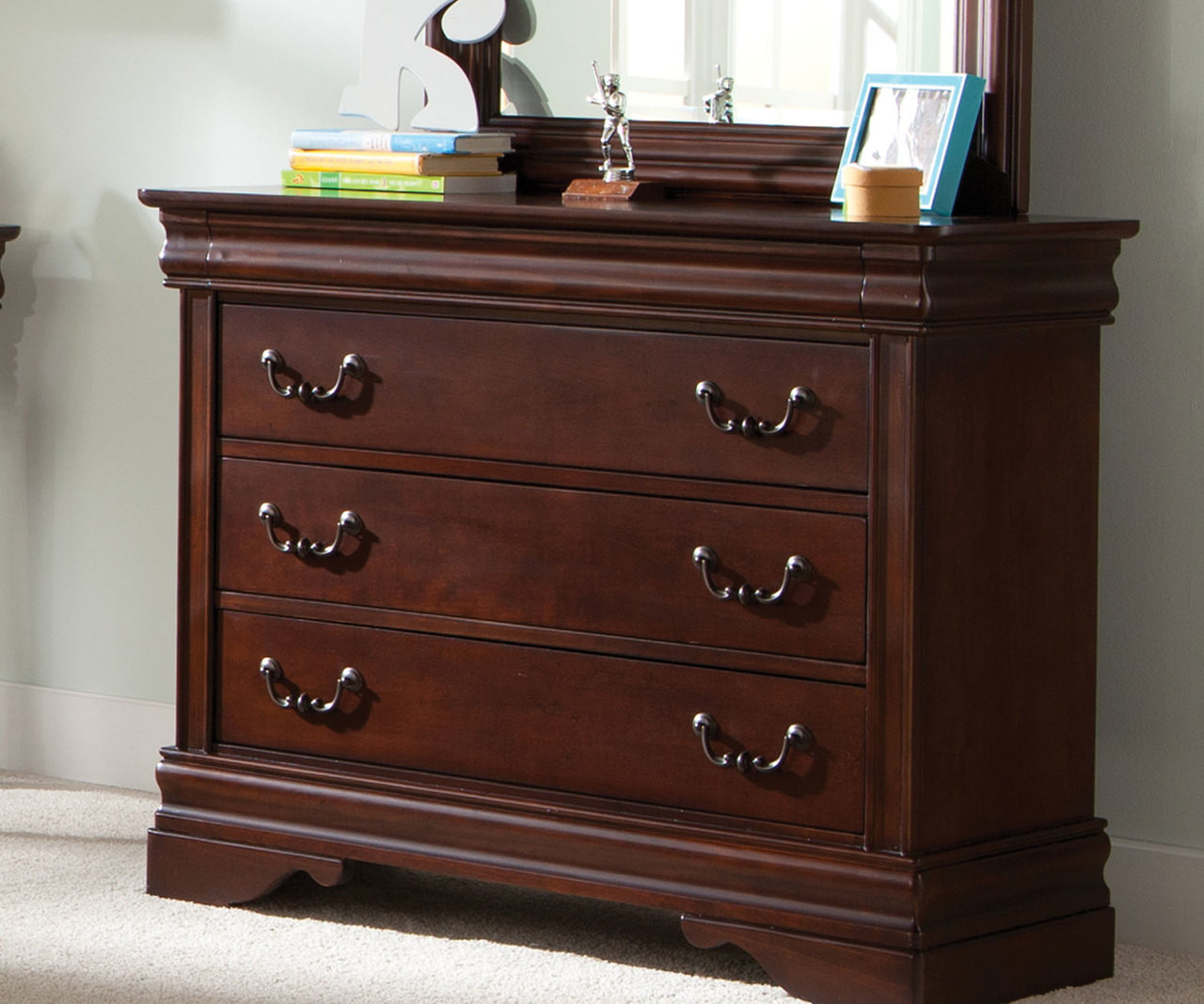 Carriage Court Three Drawer Dresser Lf709 Br30 Liberty Furniture