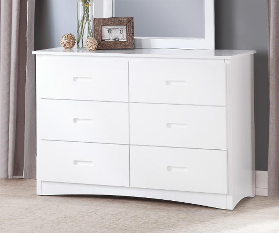 Stanford Dresser White Finish B2053w 5 Home Elegance Boys And
