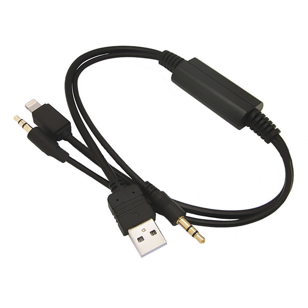 3.5mm Car Aux USB Audio Cable Trainborn MP3 Adapter Cable USB Flash Drive Black 