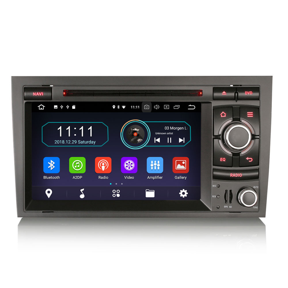 PbA AU5974A Android 10.0 After-Market GPS WiFi Radio For Audi A4 - Audio  Tech Direct