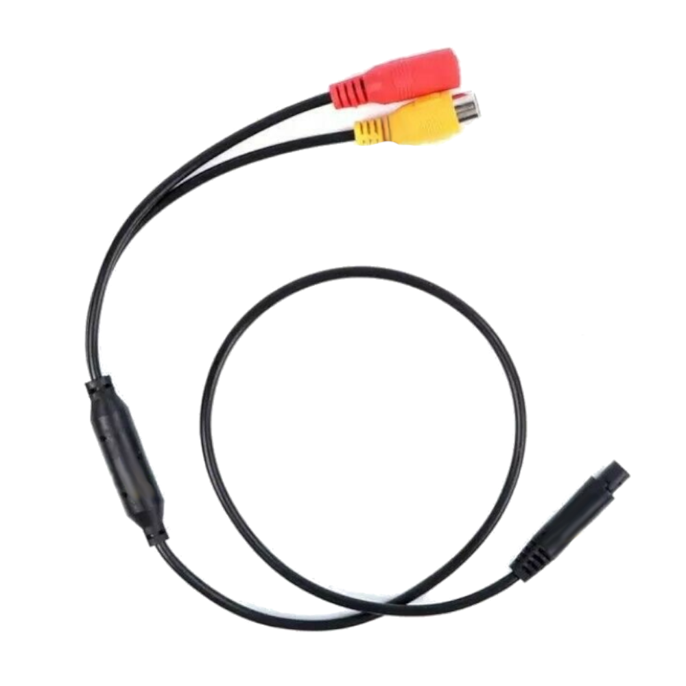 Female 4Pin to RCA (A/V) Adapter Wire Monitor/Camera Adapter Audio