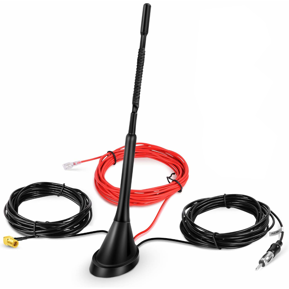 2 In 1 DAB+ FM Universal Roof Antenna Audio Tech Direct